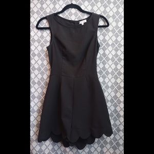 Monteau Scallop Hem Romper size Small